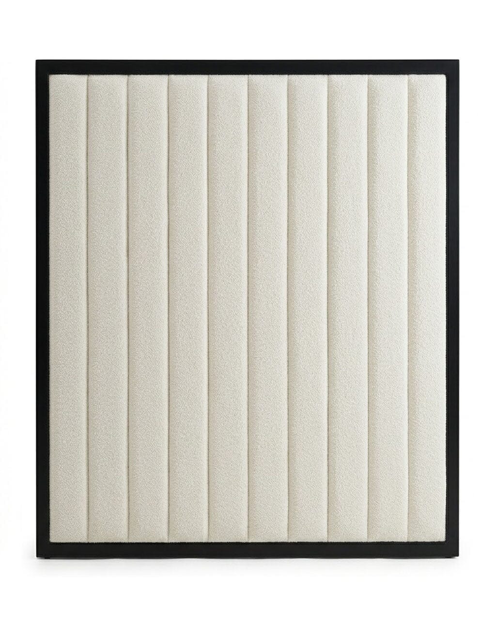 Valentina Cloud Boucle & Black Channelled Headboard - Image 3