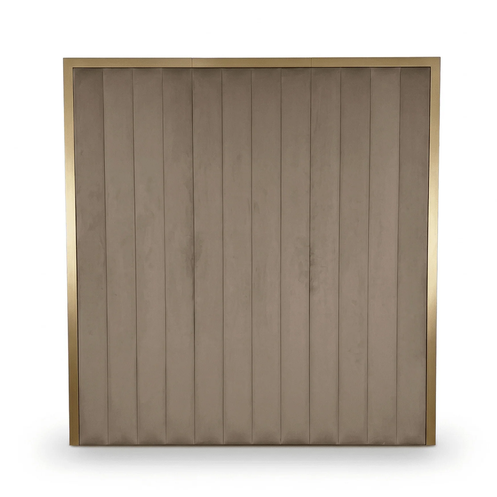 Valentina Truffle & Gold Channelled Headboard - Image 3