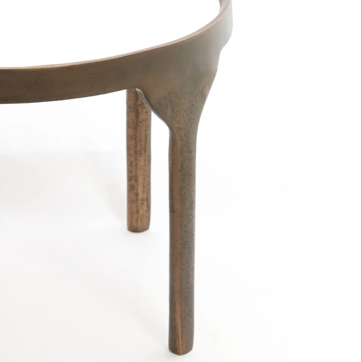 Venice Bronze Coffee Tables with Glass Top- Set of 2 - Image 5