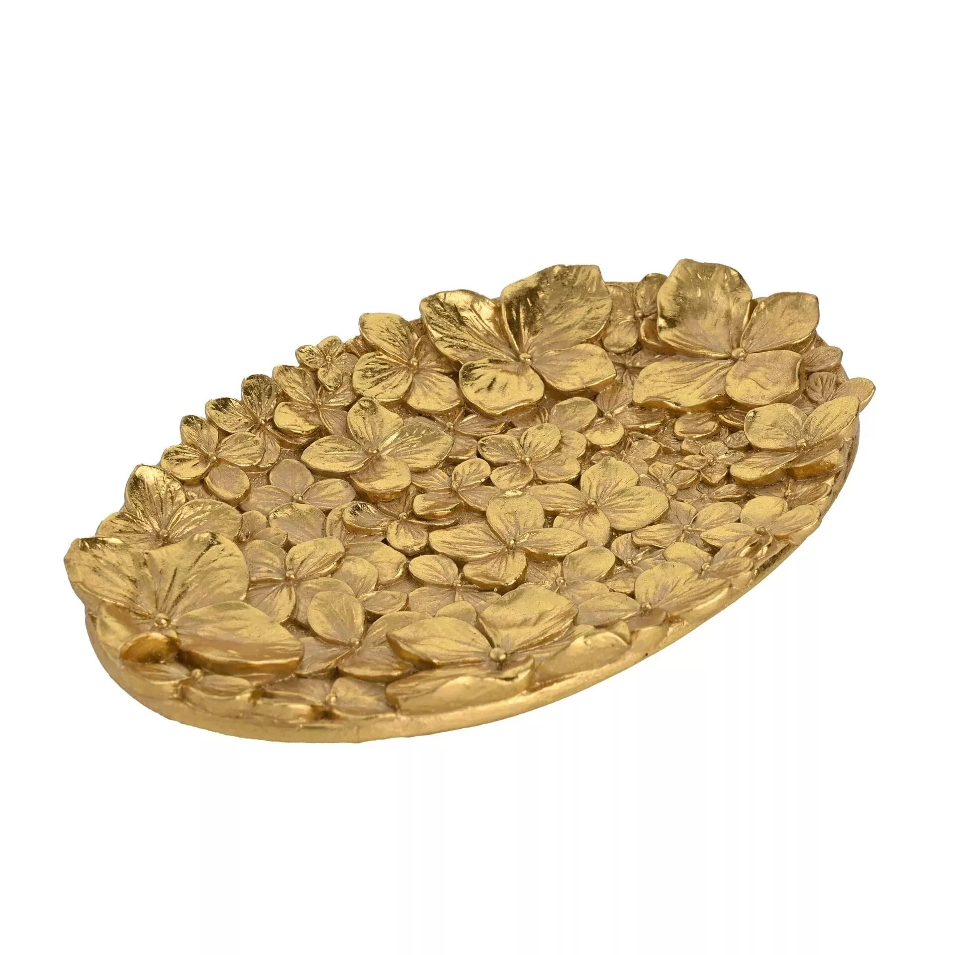 Vespera Gold 3D Flower Statement Trinket Dish - Image 3