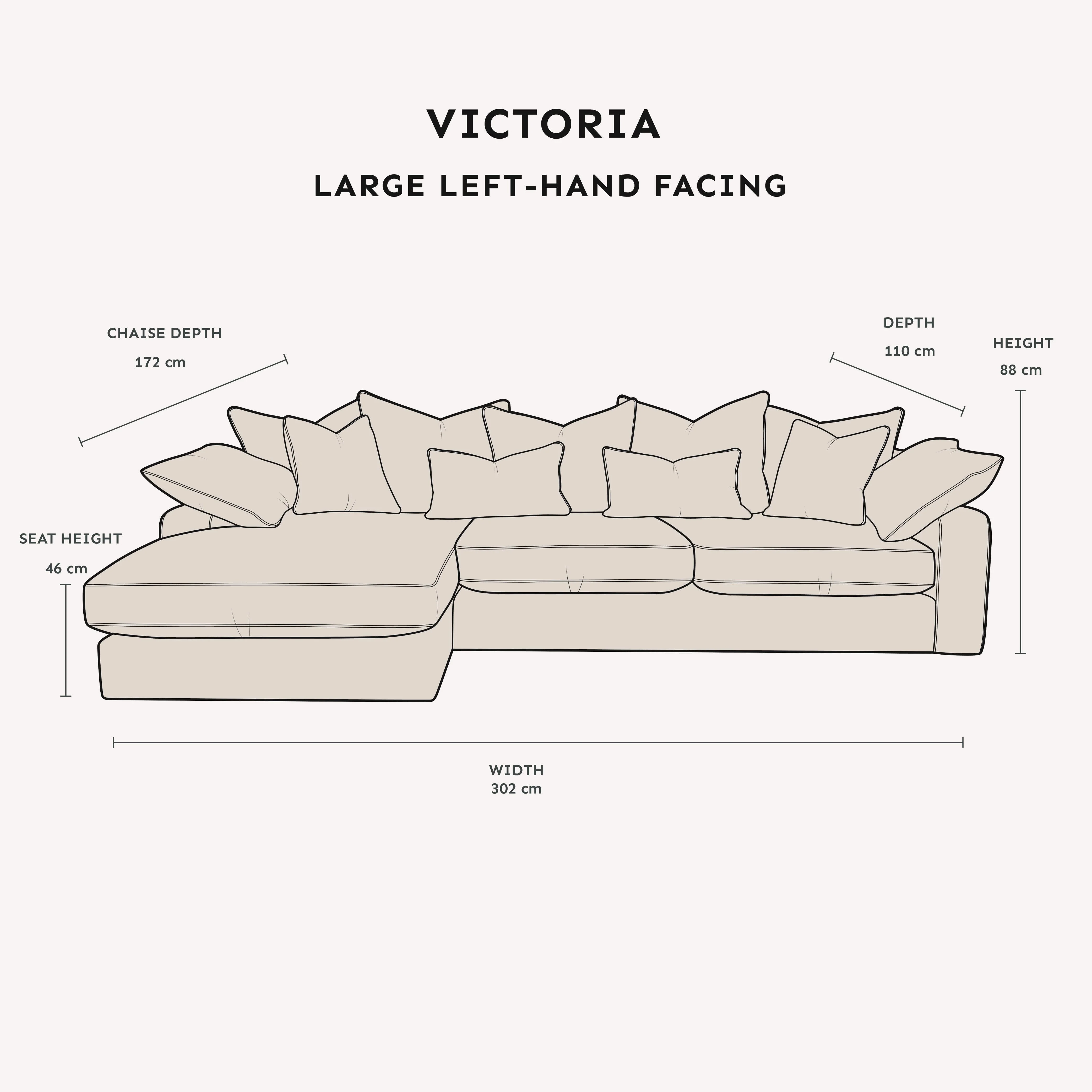 Victoria Cream Velvet Pillow Back Sofa Range - Image 18
