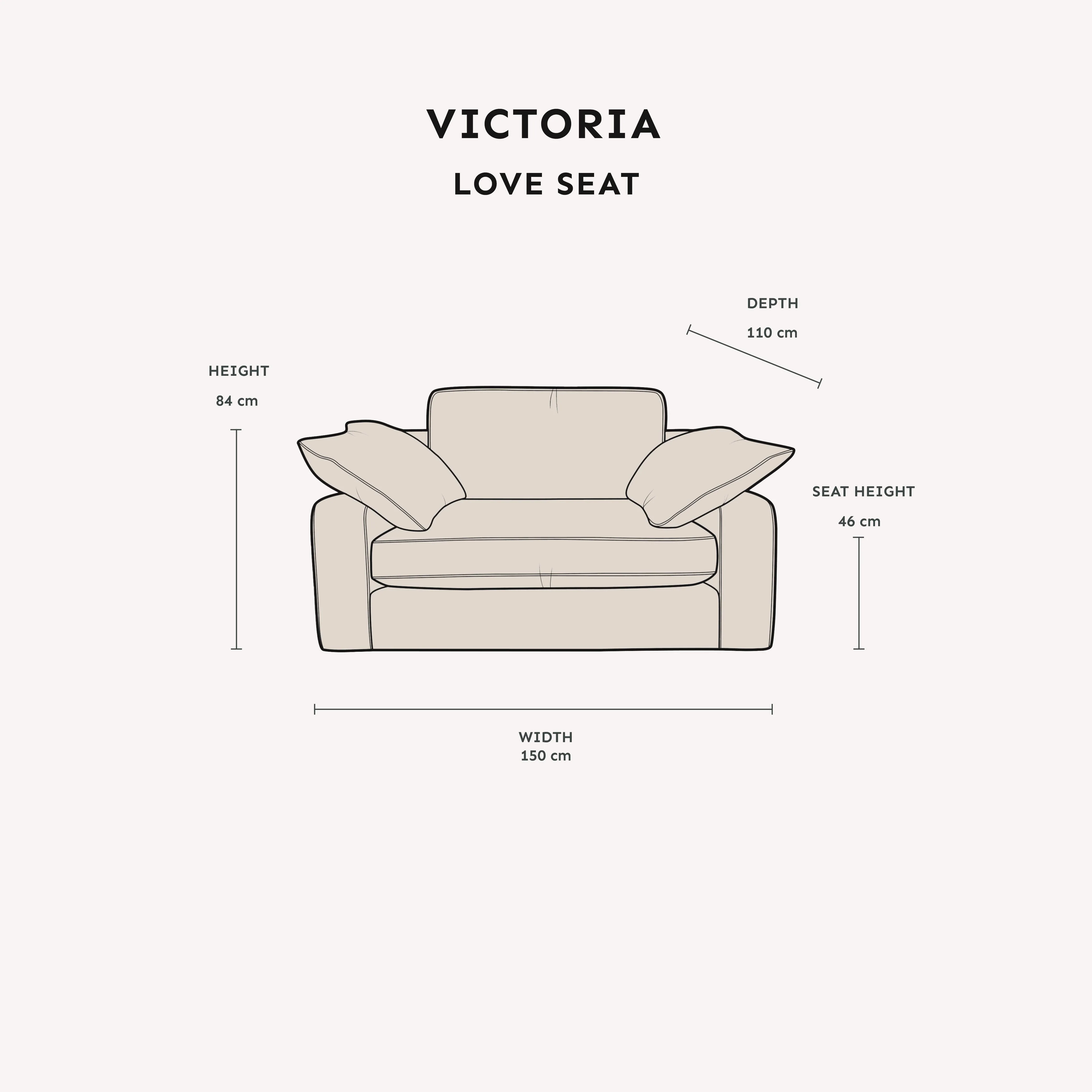 Victoria Cream Velvet Pillow Back Sofa Range - Image 20