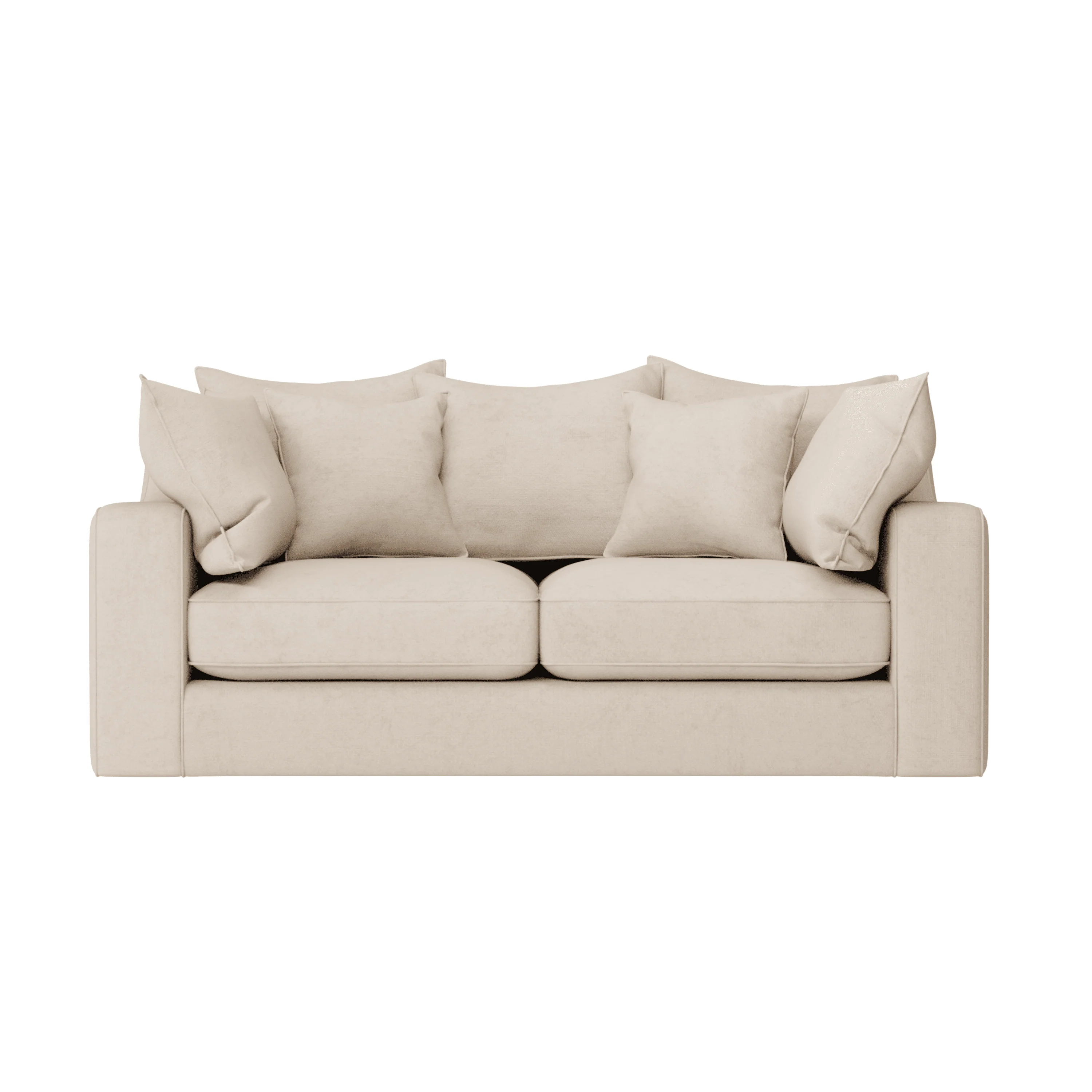 Victoria Luxury Beige Textured Sofa Range - Image 10