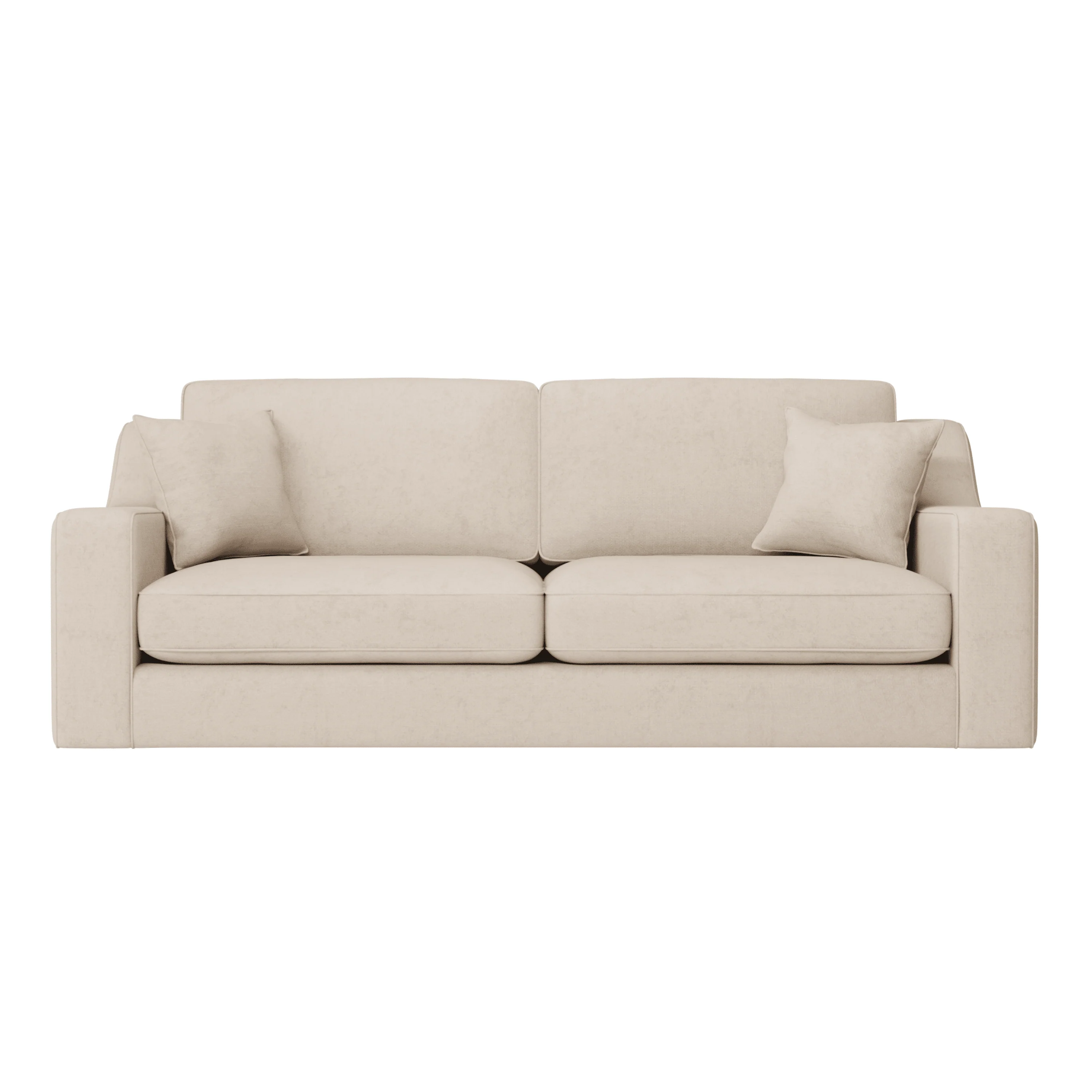 Victoria Luxury Beige Textured Sofa Range - Image 11