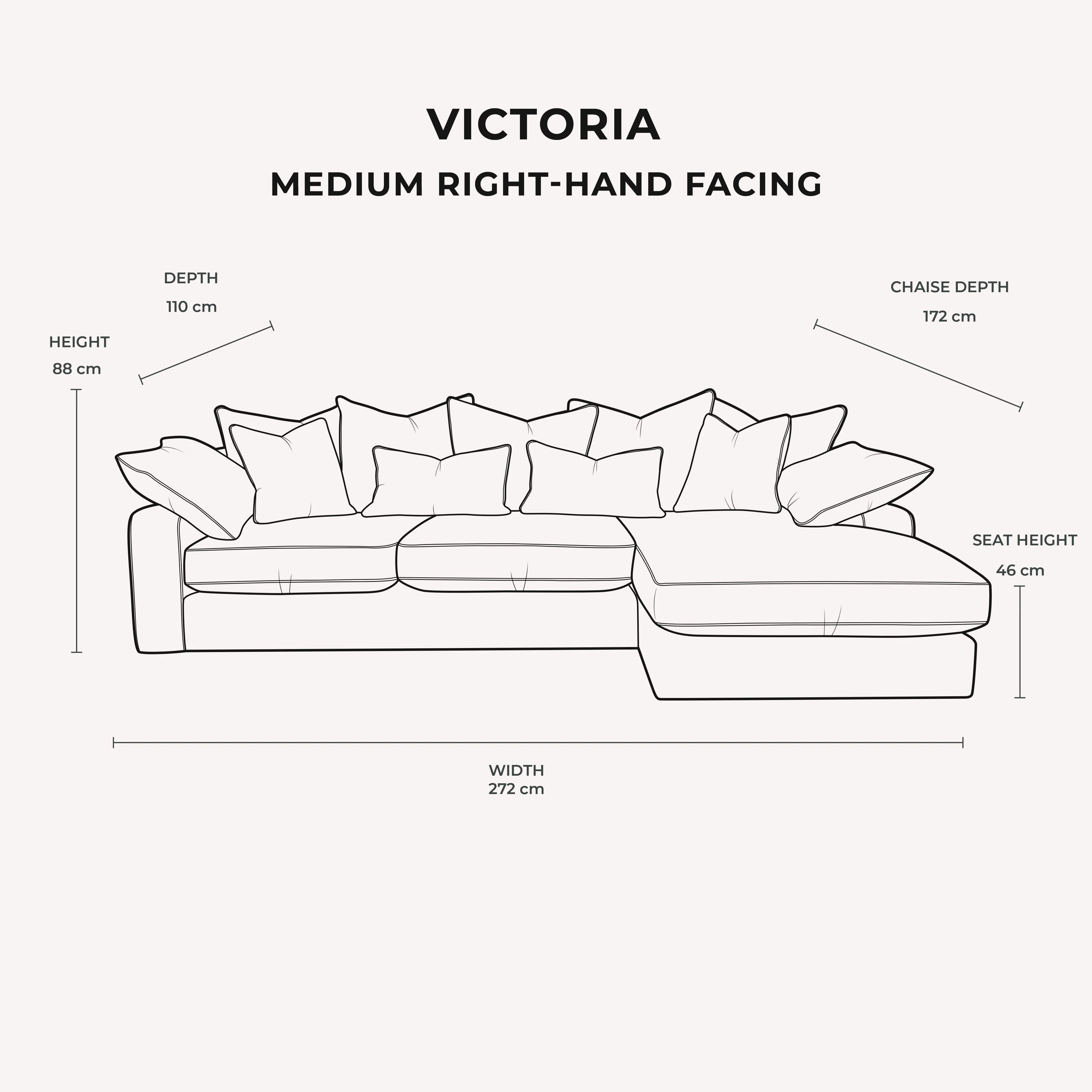 Victoria Silver Pillow Back Sofa Range - Image 11