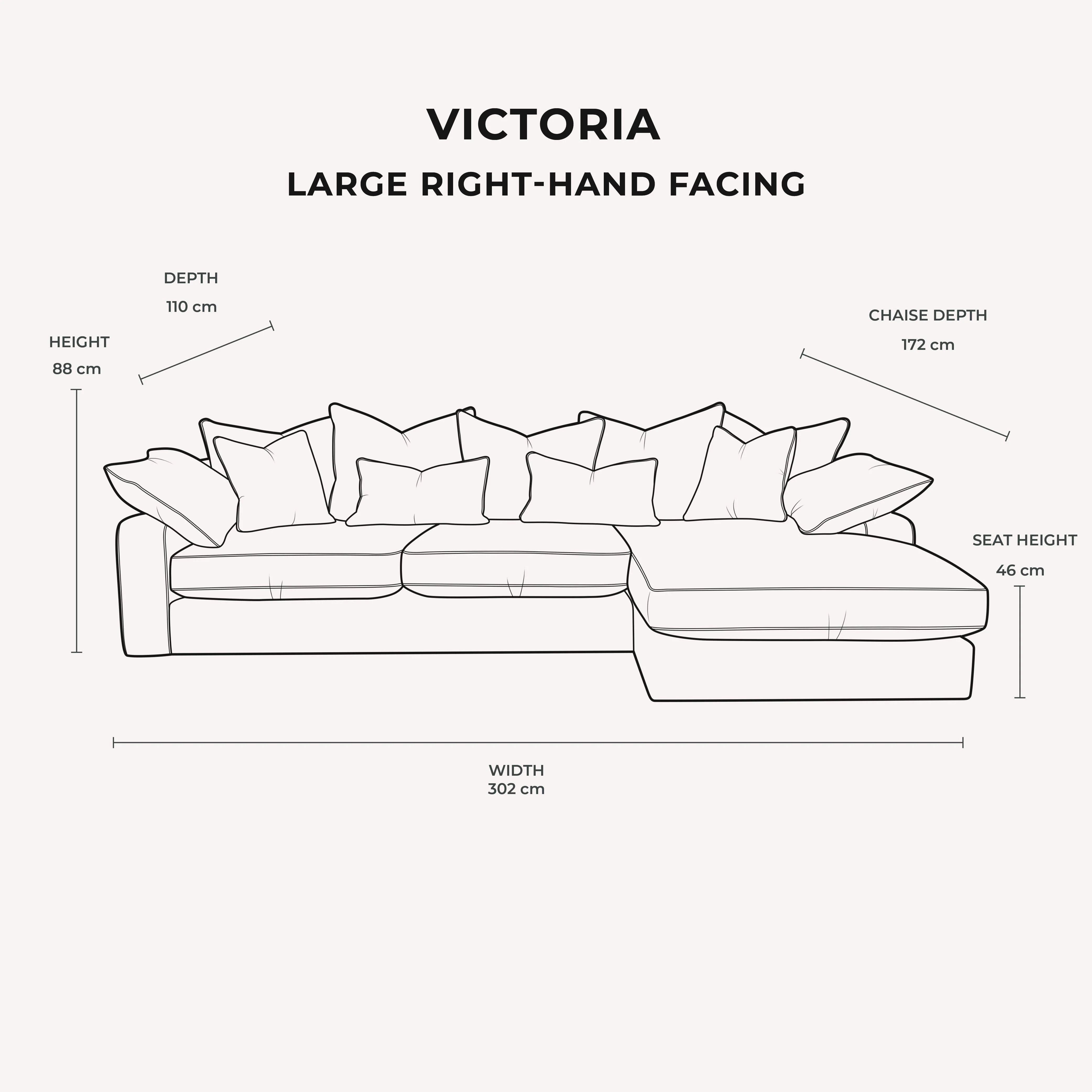Victoria Silver Pillow Back Sofa Range - Image 13