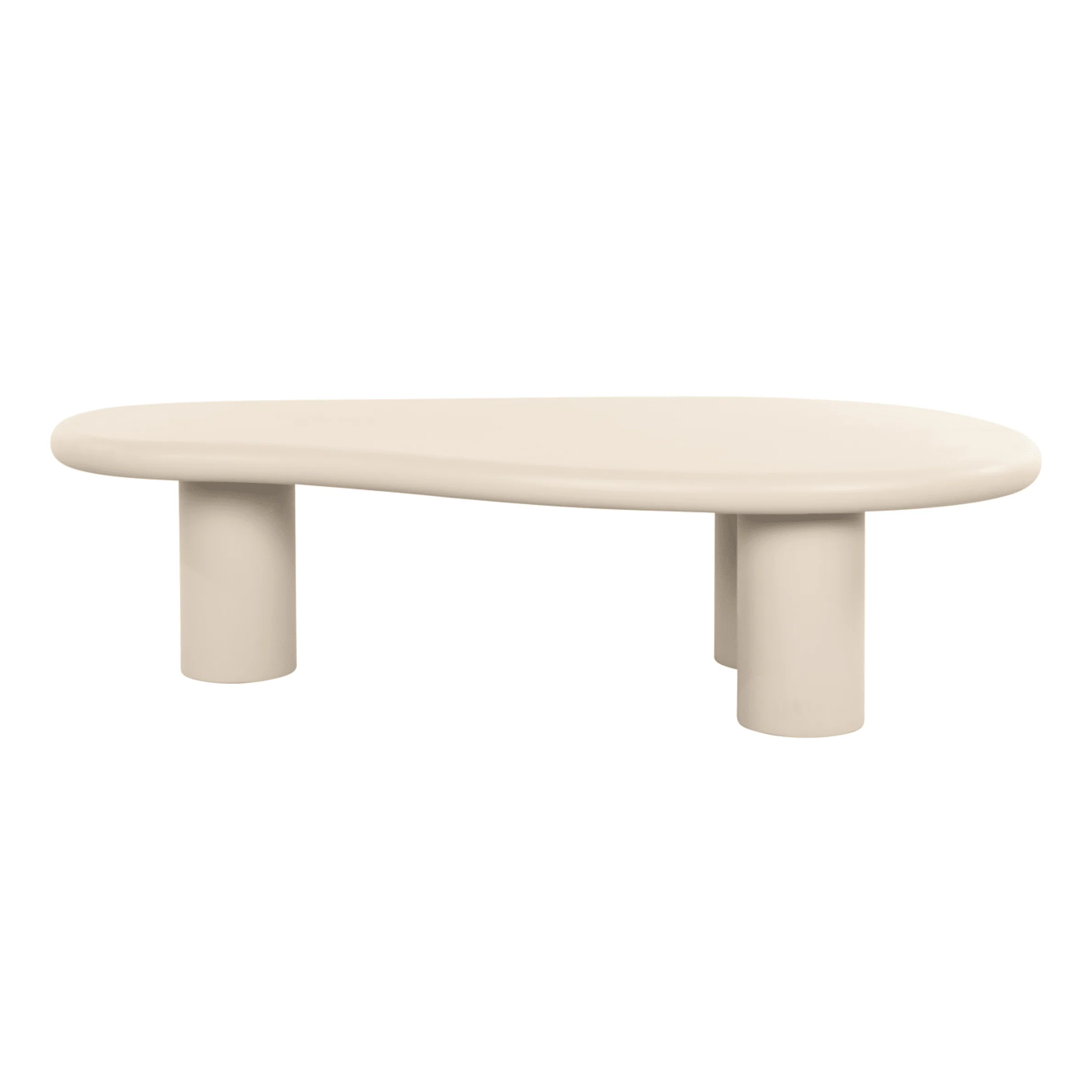 Wellington Beige Puddle Abstract Coffee Table - Image 3