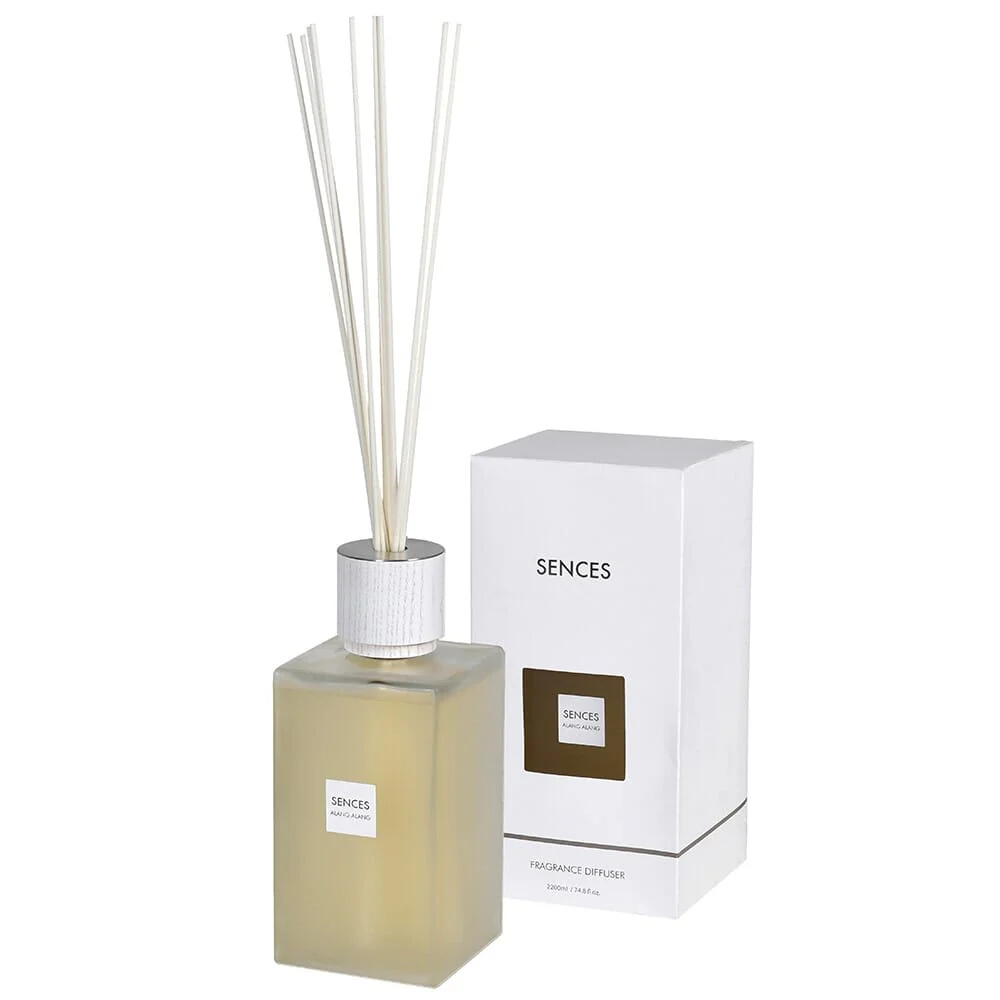 White Alang Alang XL Statement Reed Diffuser- 2200ml - Image 7
