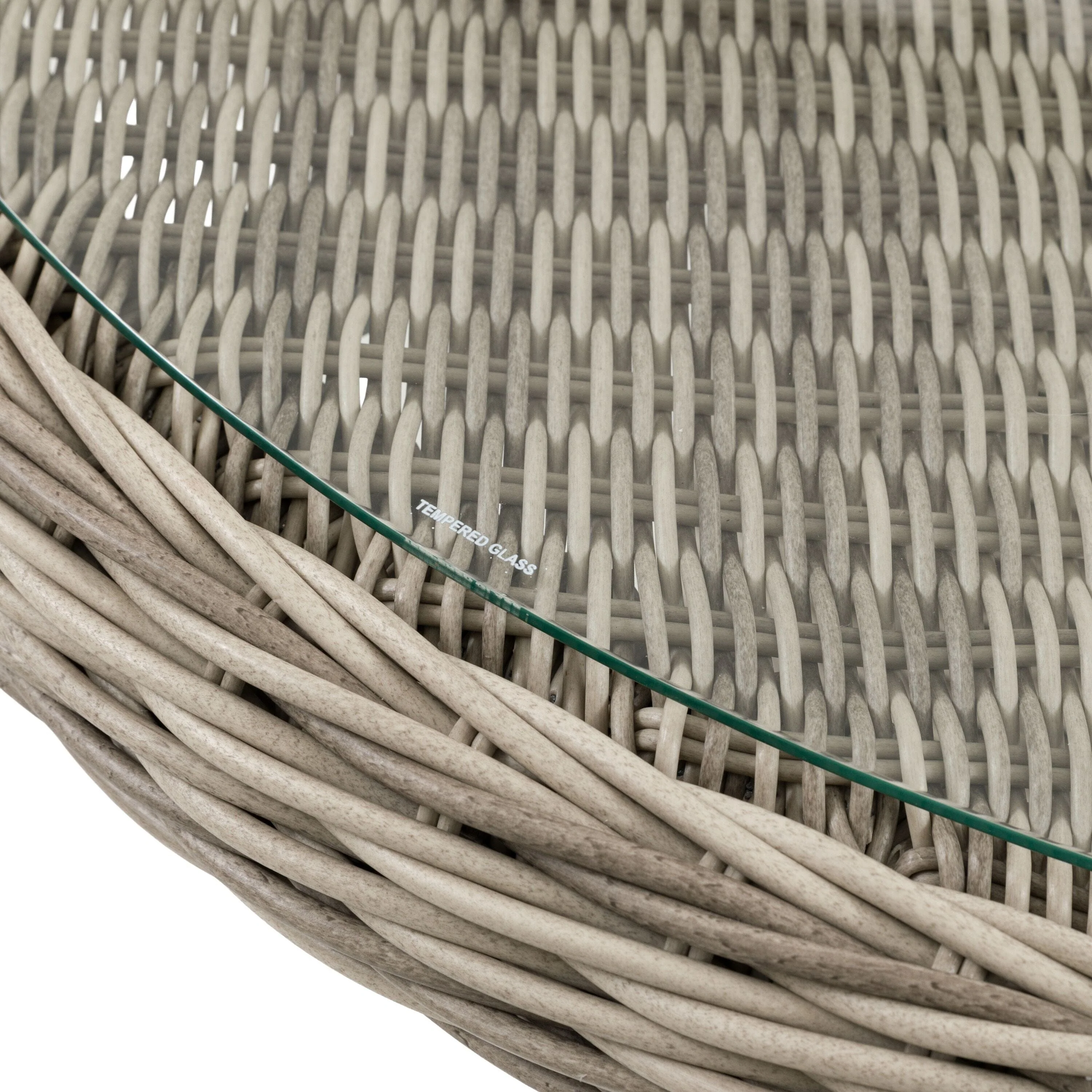 Wisteria Outdoor Chunky Rattan 4 Seater Dining Set - Image 4