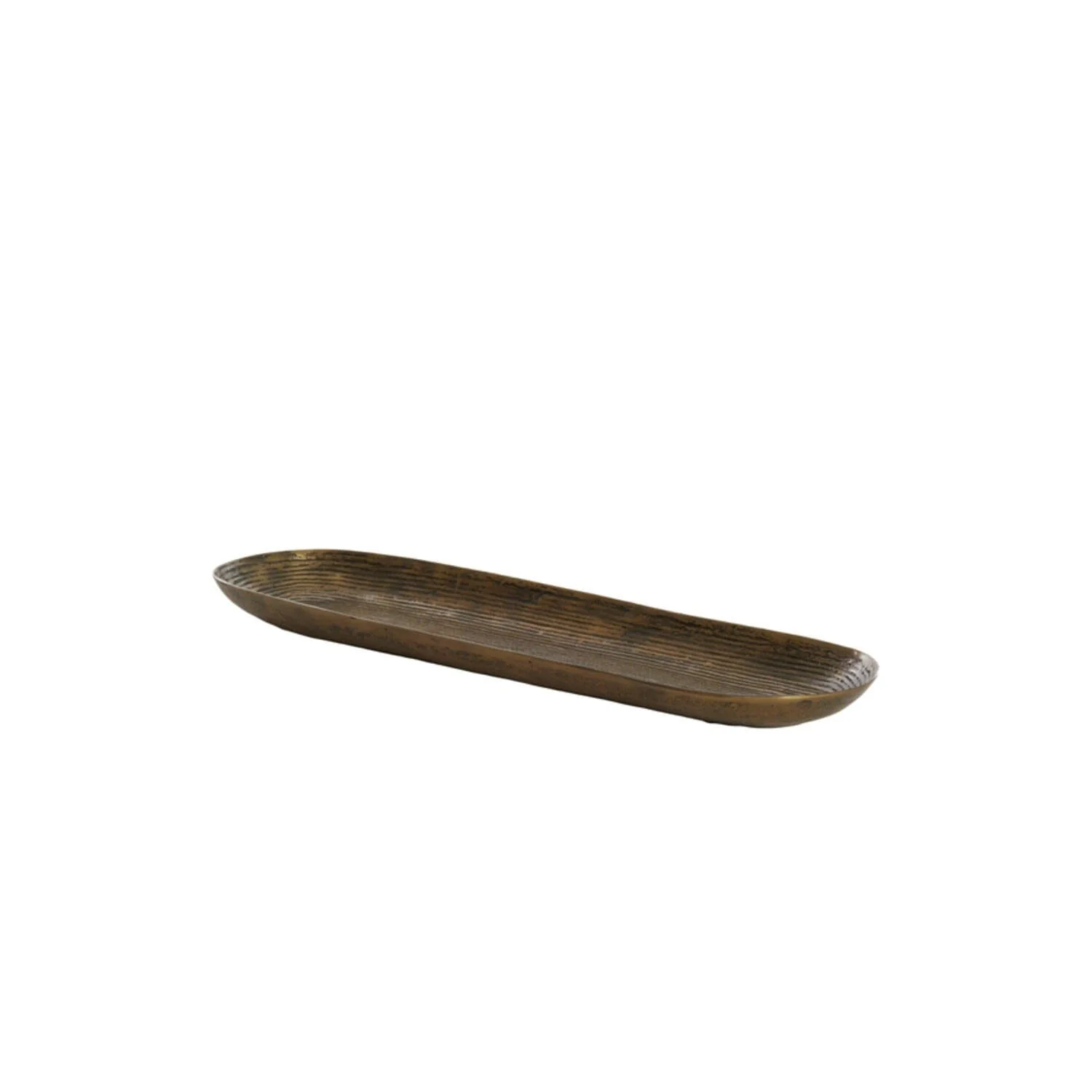 Zari XL Antique Bronze Decorative Metal Dish - Image 3