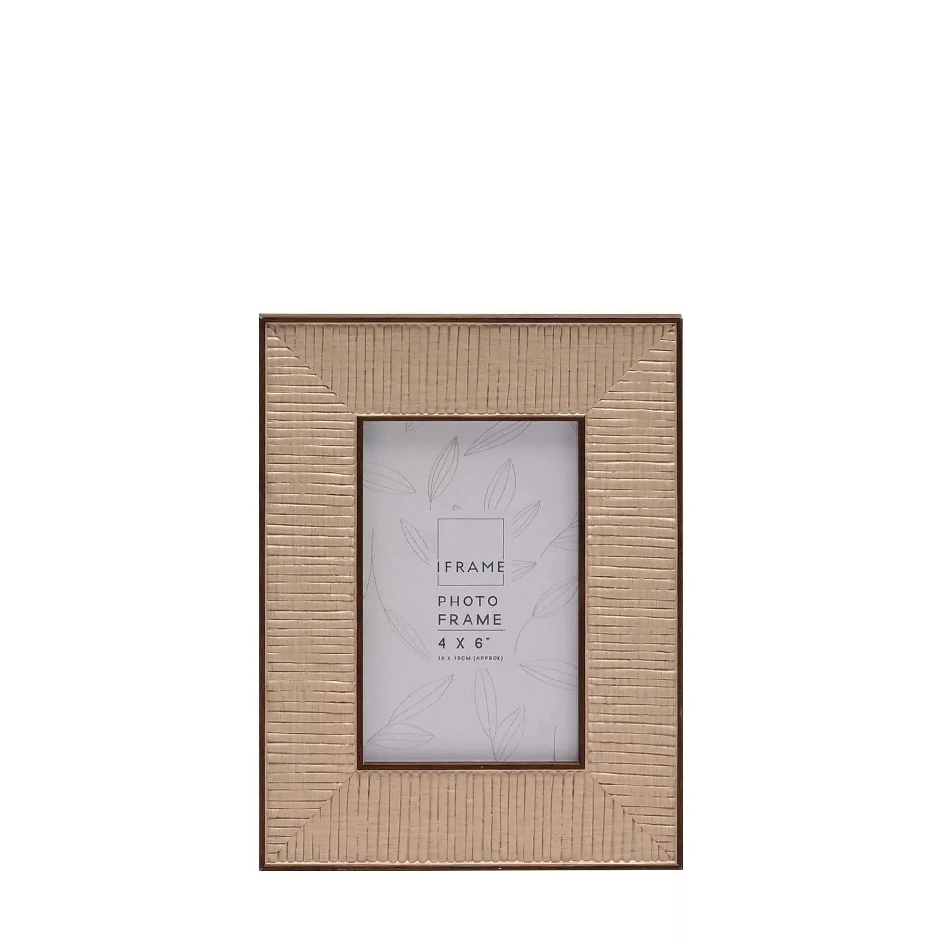 Zelda Rattan Effect Natural Photo Frame - 4x6" - Image 2