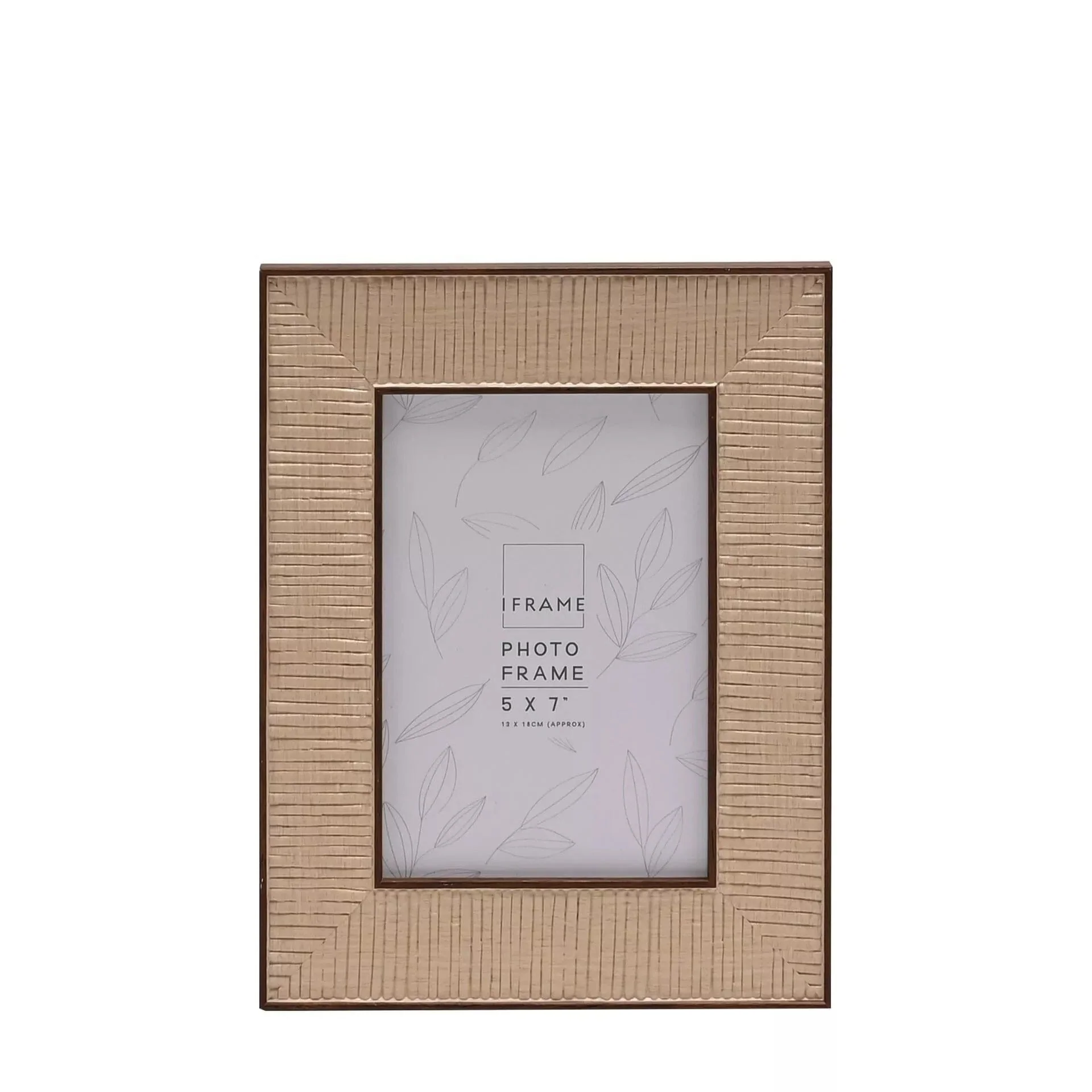 Zelda Rattan Effect Natural Photo Frame - 5x7" - Image 2