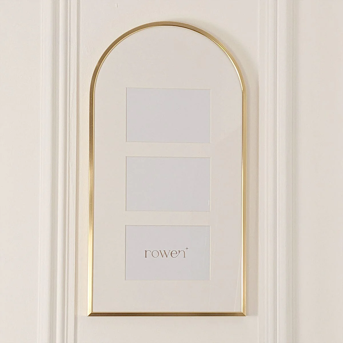 Zenaida Large Arched Top Gold Multi Photo Frame