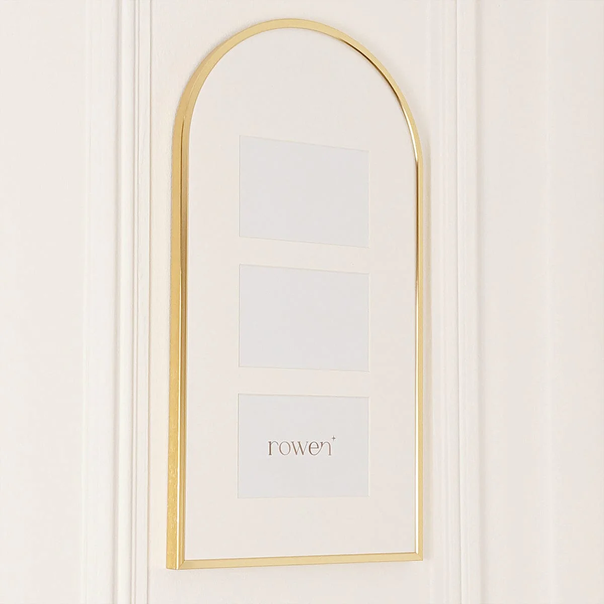 Zenaida Large Arched Top Gold Multi Photo Frame - Image 2