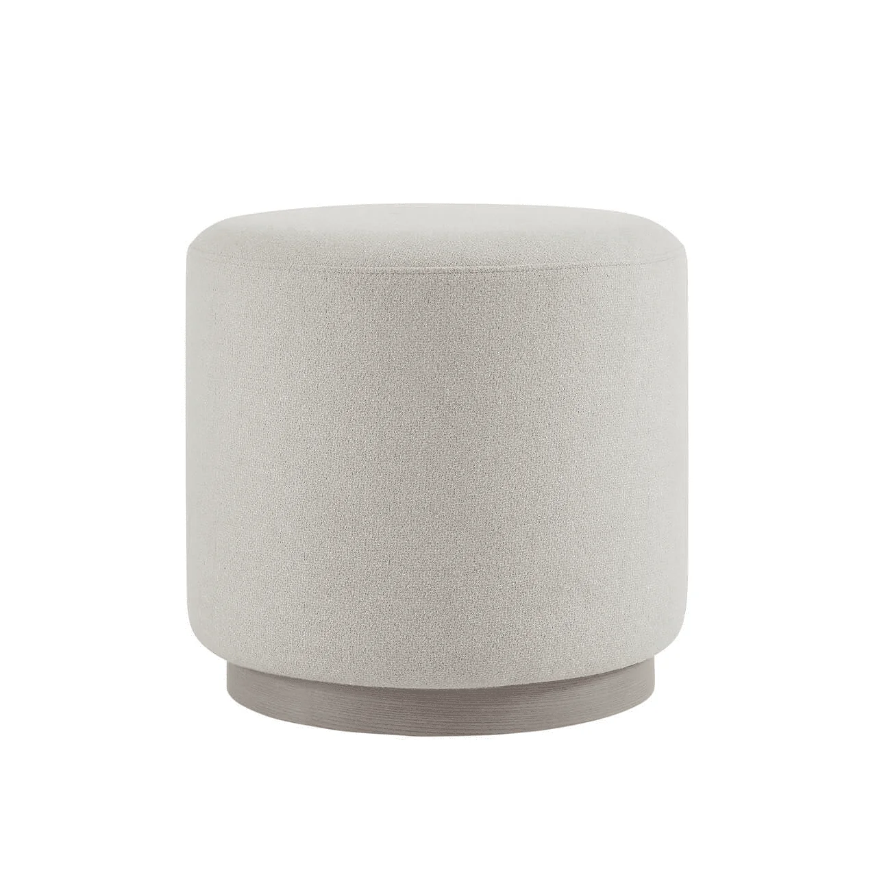 Zendaya Cream Dressing Stool with Washed Oak Base - Image 2