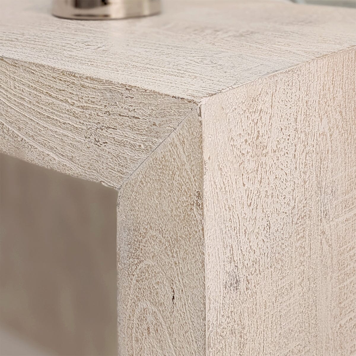 Zenica Luxury Whitewash Console Table - Image 3