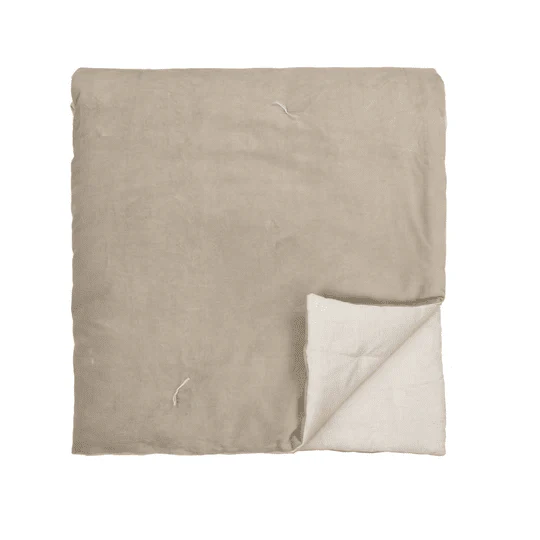 Zerina Beige Cotton Quilted Bedspread - Image 2