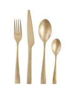 Zoey Gold Finish 16 Piece Cutlery Set - Image 3