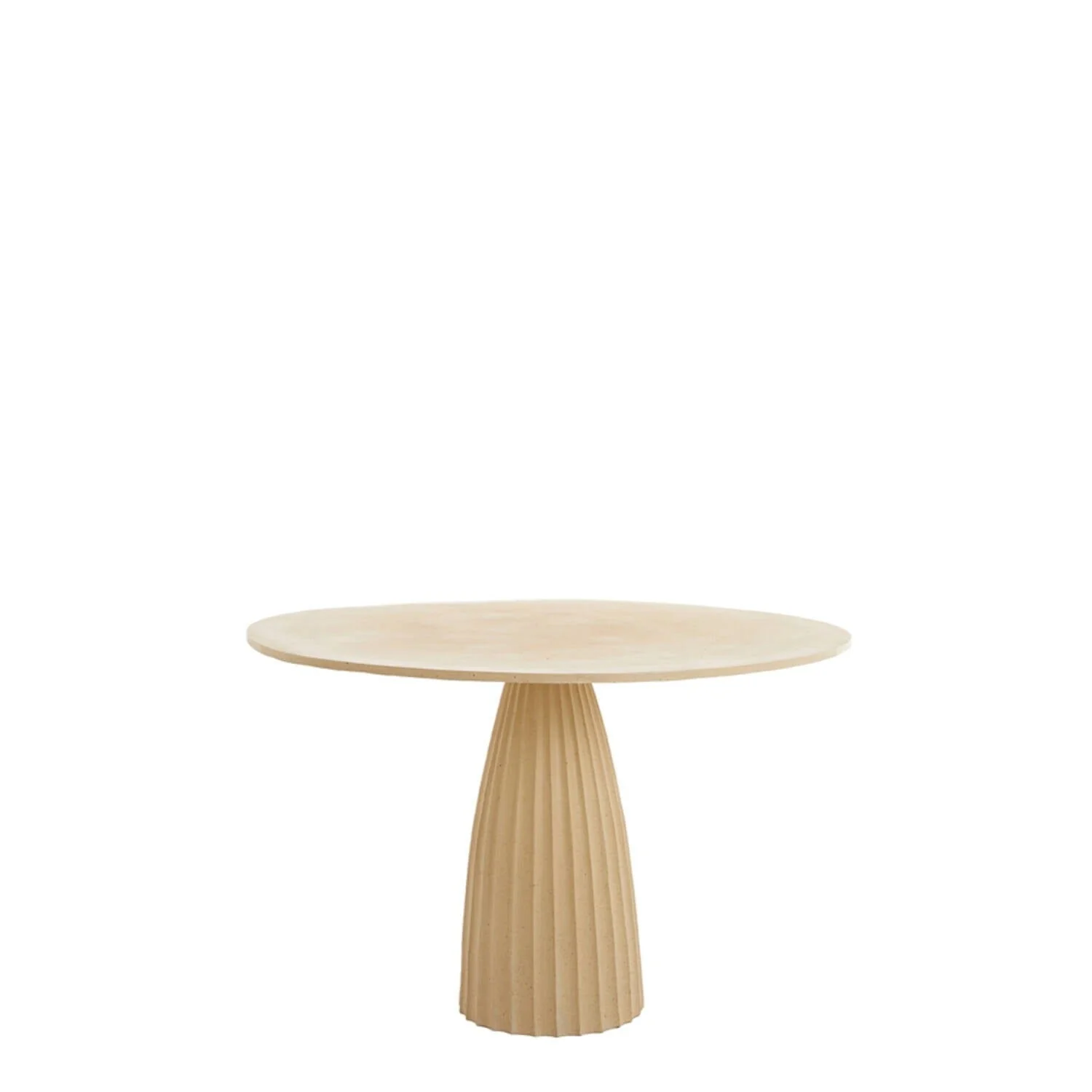 Zuzana Beige Round Dining Table - Image 3