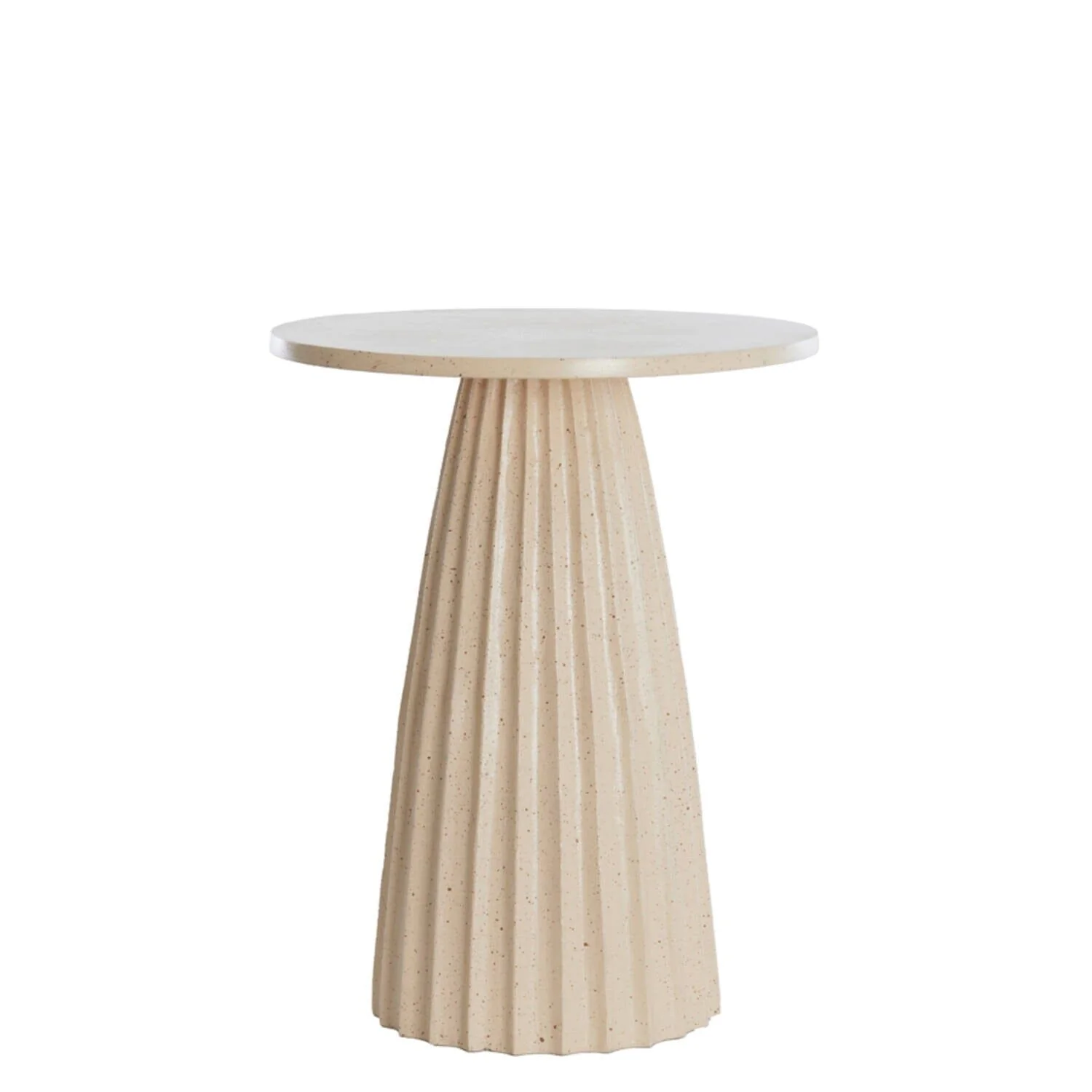 Zuzana Beige Round Side Table - Image 2