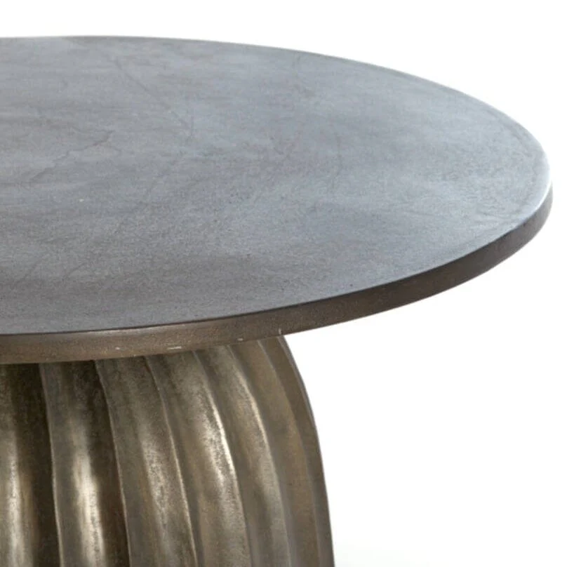Zuzana Dark Brown Round Coffee Table - Image 3