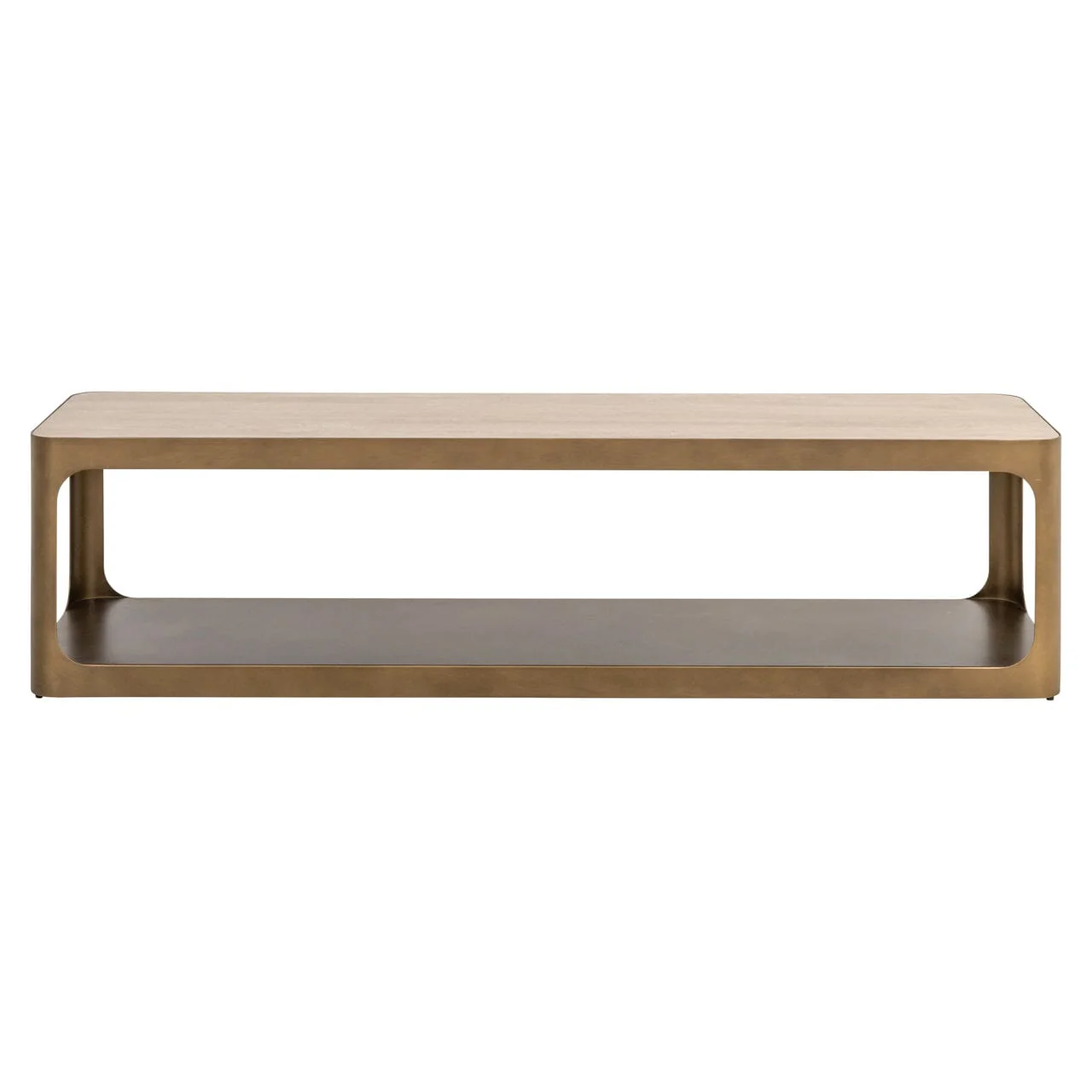Zyraelle Bronze & Stone Effect Media Unit - Image 2