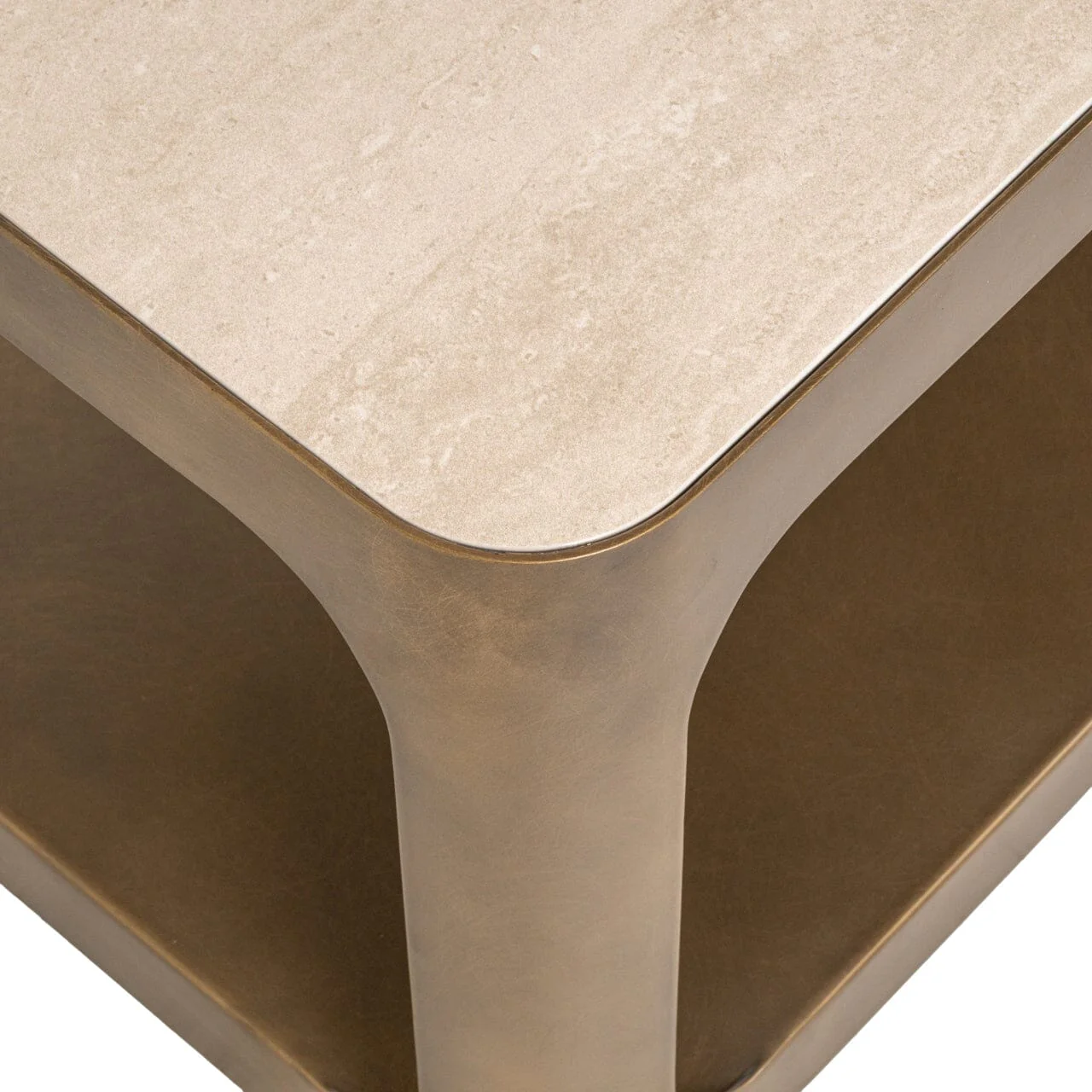 Zyraelle Bronze & Stone Effect Media Unit - Image 6